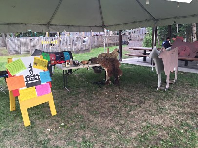 Historic Matti's Farm booth at the Kenai River Festival