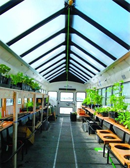 Historic mobile greenhouse concept shown on the Matti's Farm website