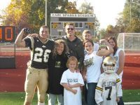 Martin family with Rich Isett during the Pacific Lutheran University visit
